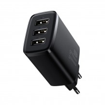 Baseus CCXJ020101 СЗУ 3USB Baseus Compact Charger 3U 17W EU Black