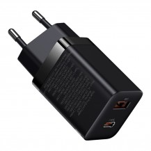 Baseus З/У C+U 30W CCSUPP-E01 Baseus Super Si Pro Quick Charger C+U 30W EU Black