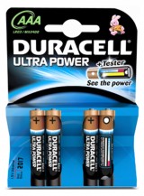 Батарейки Duracell Батарейка ULTRA POWER LR03 AAA BL4 Alkaline 1.5V