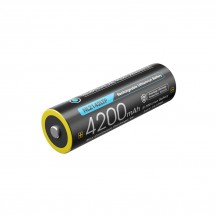 Аккумулятор NITECORE NL2142LTP 21700 3.6v 4200mAh 8A (-40° C) Li-Ion литий-ионный аккумулятор с защитой