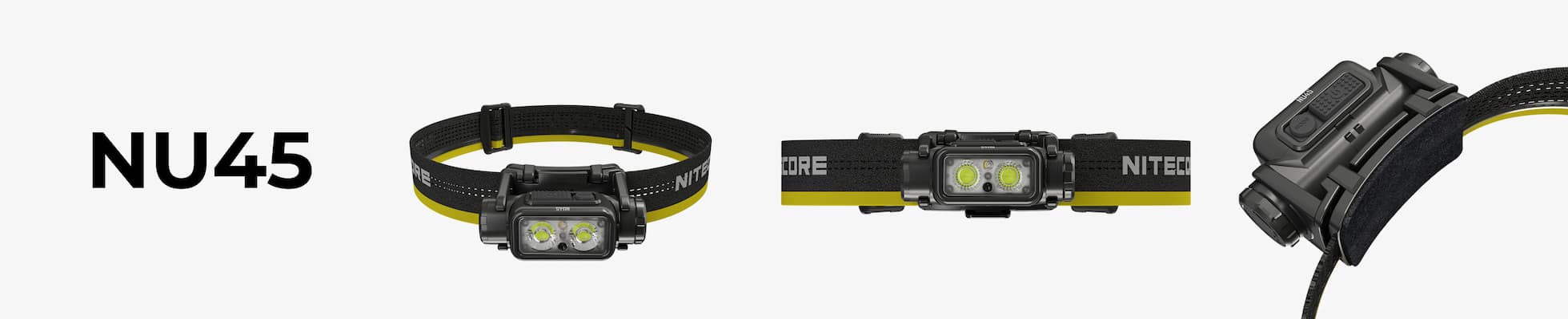 NITECORE NU45 - это лёгкий перезаряжаемый налобный фонарь.