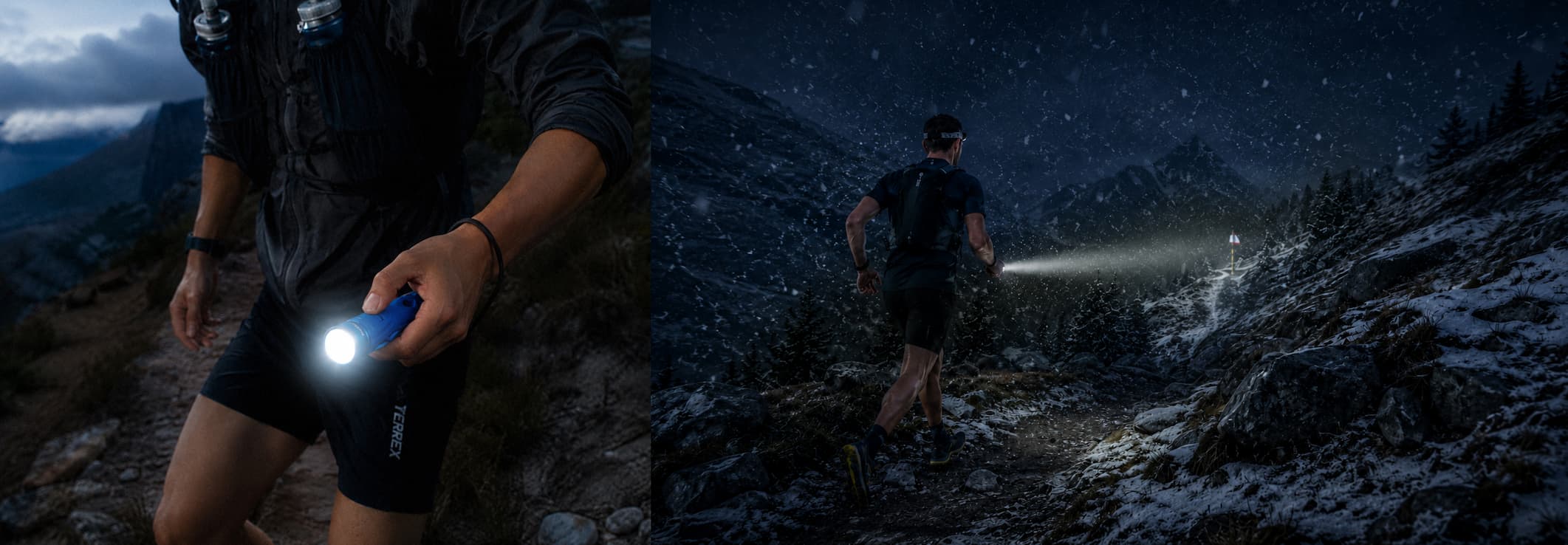 NITECORE TrailSight оснащён светодиодом UHi 20 и предлагает три уровня яркости: 1 200, 400 и 150 люмен.